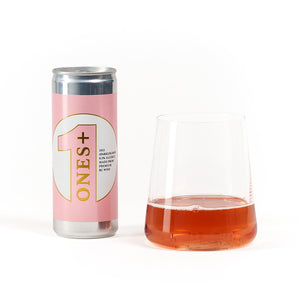 ONES+ Sparkling Rosé Non-Alc Wine Can