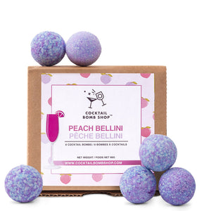 Peach Bellini Non-Alc Cocktail Bombs